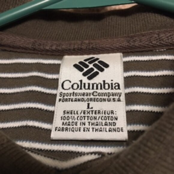 Vintage Men's Columbia s/s Cotton Knit Shirt Size Large - Picture 3 of 11